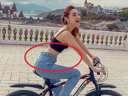 Khác biệt ảnh tự đăng và được “tag: Ngân 98 bị cho photoshop quá đà