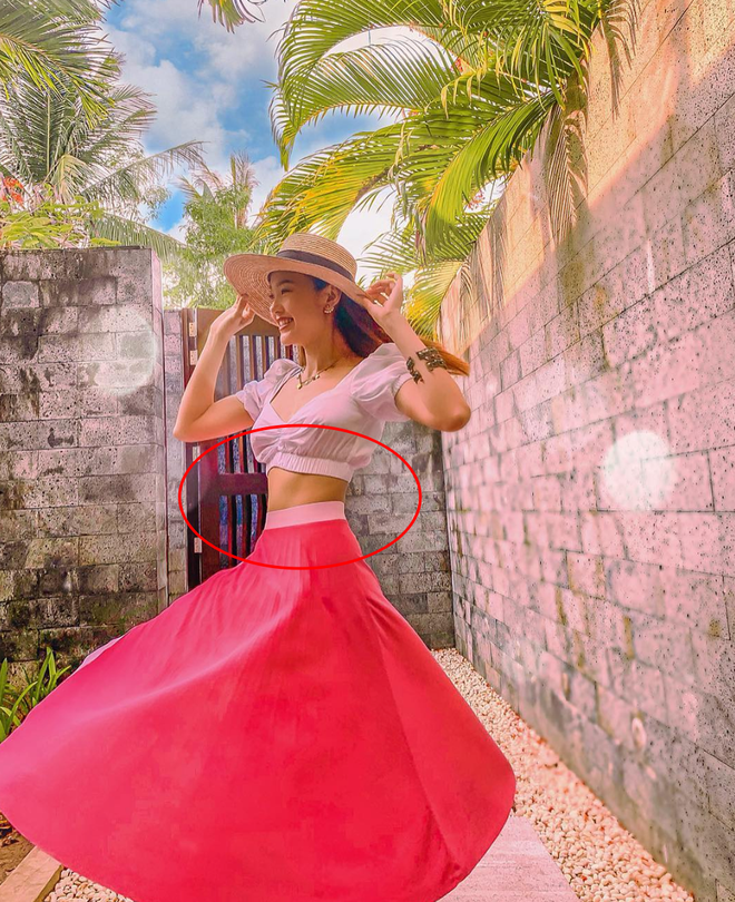 Khác biệt ảnh tự đăng và được “tag: Ngân 98 bị cho photoshop quá đà