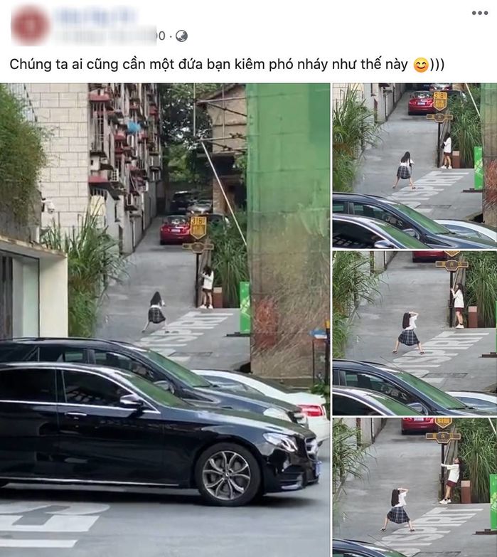 Cô gái mặc váy bất chấp chụp ảnh cho bạn: Đứa bạn có tâm nhất trần đời
