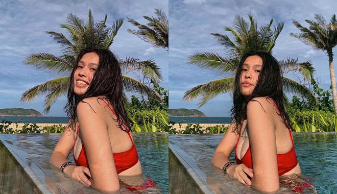 Con gái lớn của Phượng Chanel diện bikini khiến Ngọc Trinh khen ngợi
