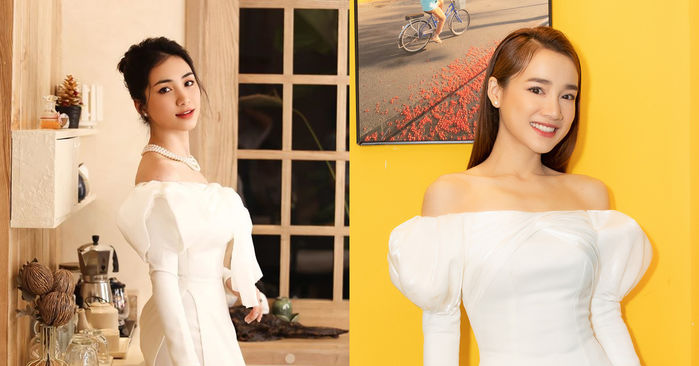 Cùng diện thiết kế tương tự: Hòa Minzy đằm thắm, Nhã Phương trẻ trung