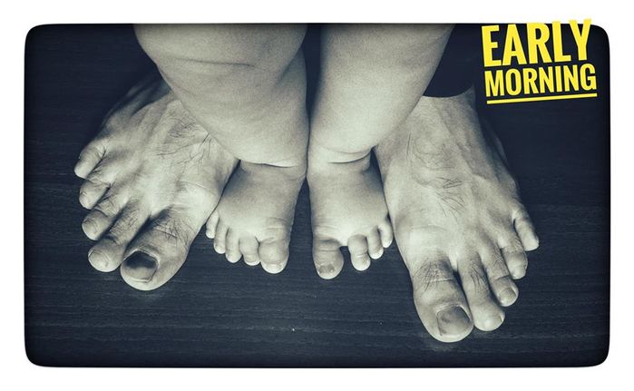 Cuộc sống tràn ngập tiếng cười của ông bố bỉm sữa Tiến Đạt