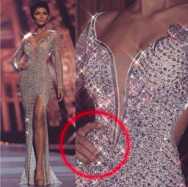 Mặc chị em khoe nail xinh, H'Hen Niê tự tin với đôi tay thon gầy