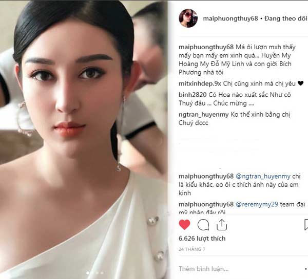 Đẹp cỡ Mai Phương Thúy vẫn đem lòng say mê nhan sắc của loạt mỹ nhân