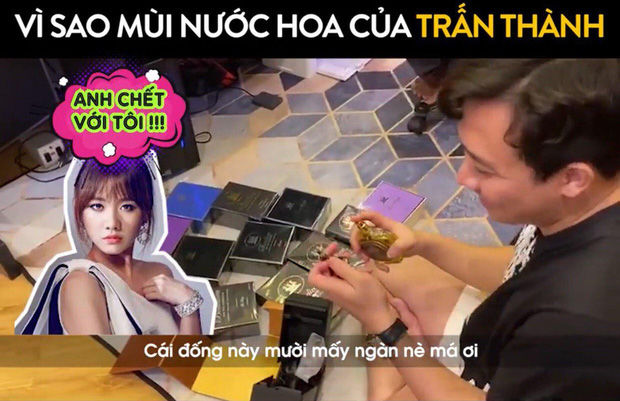 Hết mình vì đam mê như Trấn Thành: 1 lần mua 100 chai nước hoa