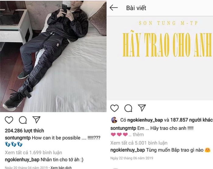 Hóa ra Ngô Kiến Huy là fanboy bấy lâu nay của Sơn Tùng M-TP