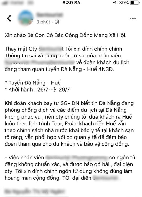 HDV nhận chỉ trích dữ dội khi đưa khách tẩu thoát khỏi Đà Nẵng