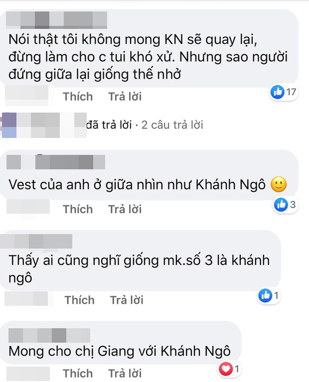Khánh Ngô được cho trở lại Người Ấy Là Ai vì nữ chính Hương Giang