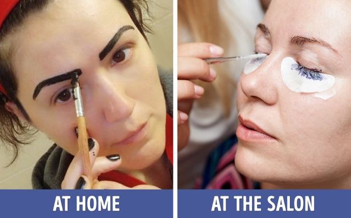 Không nên tự nhuộm tóc, định hình chân mày tại nhà kẻo tự dìm nhan sắc
