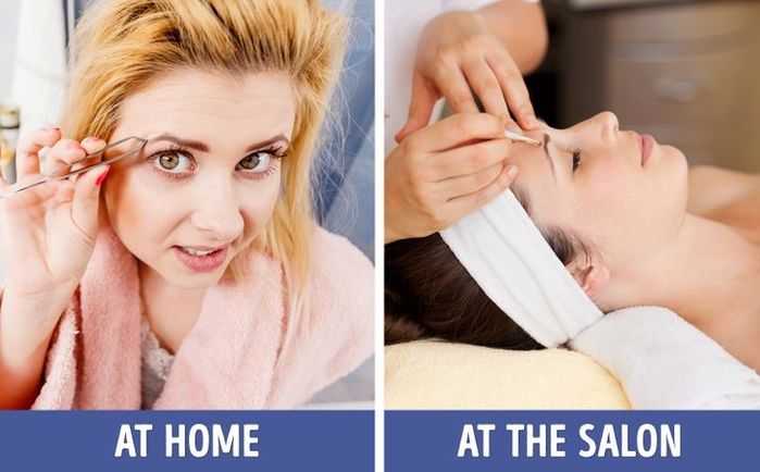 Không nên tự nhuộm tóc, định hình chân mày tại nhà kẻo tự dìm nhan sắc