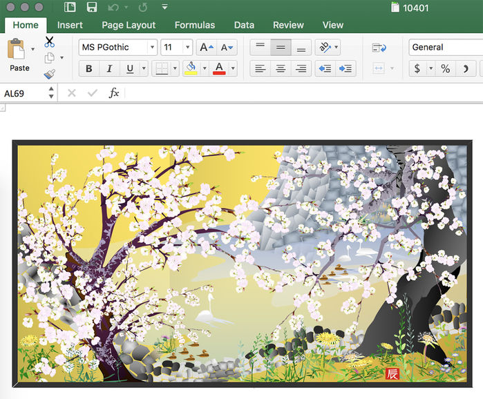 Kinh ngạc với những bức tranh được cụ ông 80 tuổi vẽ bằng... Excel