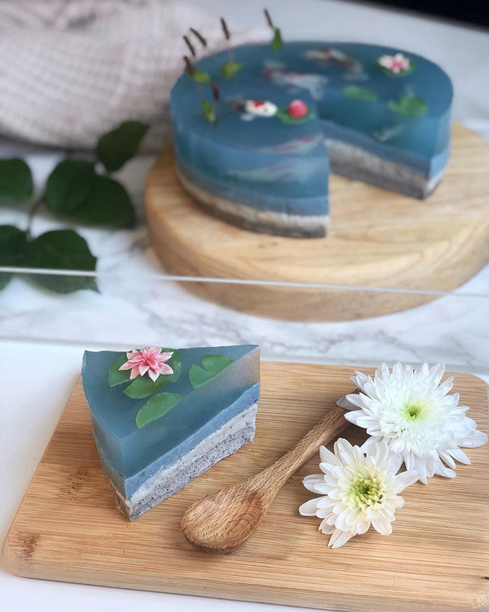 Xuýt xoa trước chiếc bánh cá Koi siêu đáng yêu nhìn không nỡ ăn
