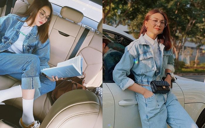 Thanh Hằng 36 tuổi mà trông như gái đôi mươi: Nhờ chăm diện denim