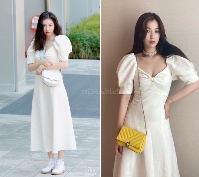 Mỹ nhân Hàn - Trung đụng hàng váy áo “bất phân thắng bại”