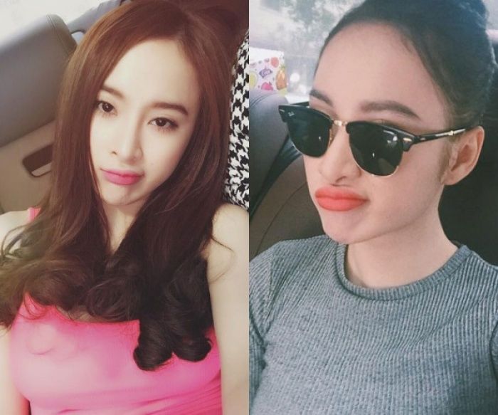 Sao Việt đu trend môi tều: Angela Phương Trinh càng thêm mất điểm