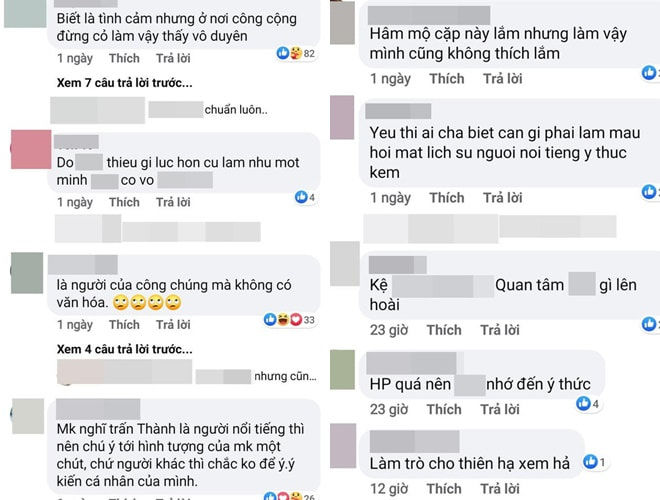 Netizen tranh cãi nảy lửa khi Trấn Thành khóa môi vợ ở rạp phim