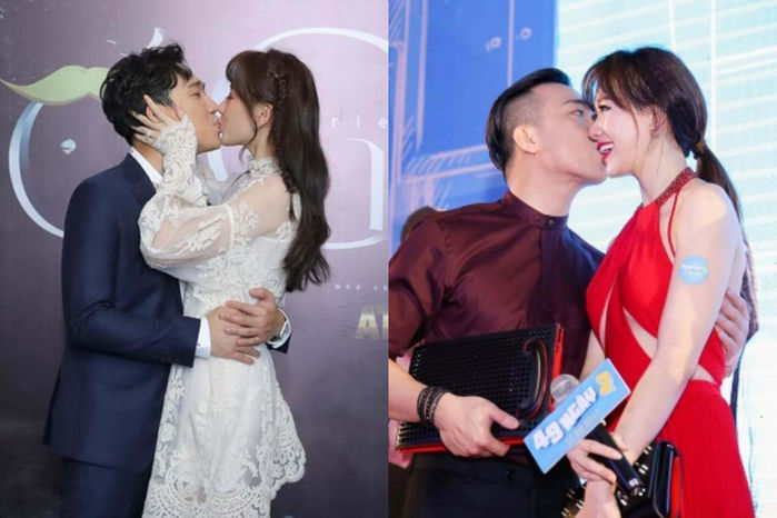 Netizen tranh cãi nảy lửa khi Trấn Thành khóa môi vợ ở rạp phim