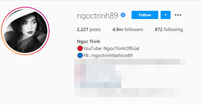 Ngọc Trinh đáp trả khi bị mỉa mai dùng chiêu trò tăng người theo dõi