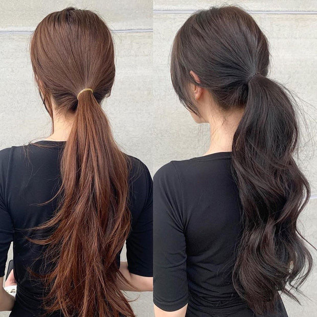 Những kiểu buộc cưng xỉu dành cho bạn gái: Buộc thấp và để mái bay