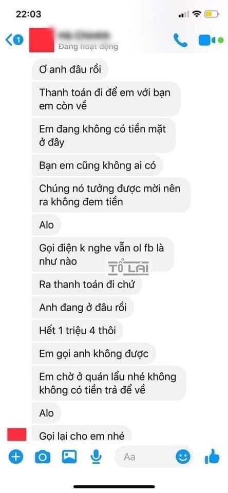 Rủ bạn gái đi ăn nhưng bị rủ thêm 3 người, thanh niên đánh bài chuồn