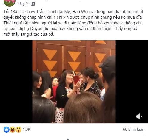 Sao Việt từ chối chụp ảnh cùng fan: Trấn Thành được thông cảm