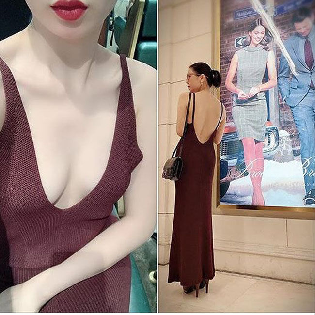 Lệ Quyên chăm diện đồ không nội y, tự tin với vòng 1 nhỏ xinh
