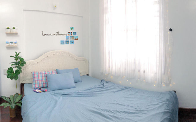 Mặc bố mẹ ngăn cản cô gái F5 phòng ngủ thành không gian sống trẻ trung