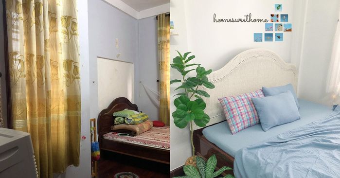 Mặc bố mẹ ngăn cản cô gái F5 phòng ngủ thành không gian sống trẻ trung