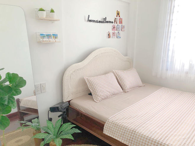 Mặc bố mẹ ngăn cản cô gái F5 phòng ngủ thành không gian sống trẻ trung