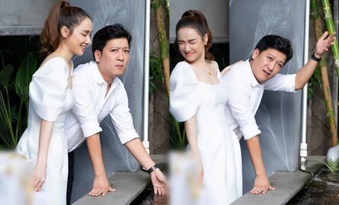 Vợ chồng Nhã Phương khiến fan tan chảy khi quấn quýt nhau tại sự kiện
