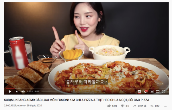 Bị phát hiện nhè thức ăn, nữ YouTuber mukbang Hàn lên tiếng minh oan