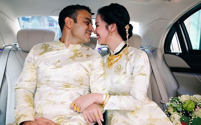 Âu Hà My, Võ Hạ Trâm vàng đeo trĩu cổ trong ngày cưới