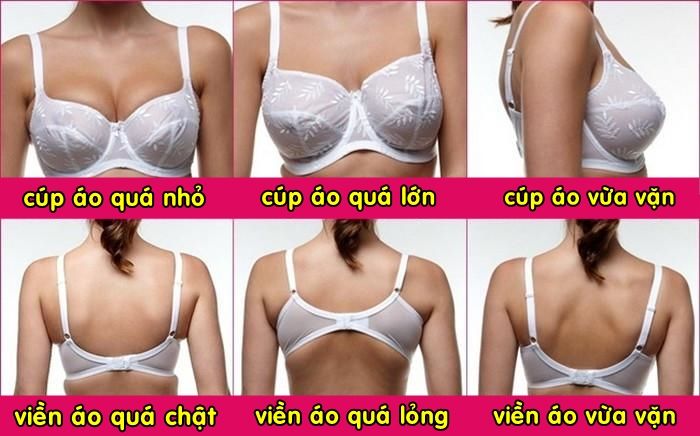 9 dấu hiệu bạn mặc áo ngực không đúng kích cỡ, nên thay mới