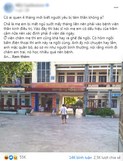 Cô gái sốc vì yêu được 4 tháng mới phát hiện bạn trai bị... tâm thần