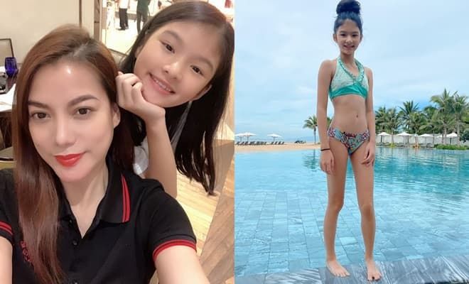 Ái nữ 12 tuổi nhà Trương Ngọc Ánh khoe vóc dáng trổ mã