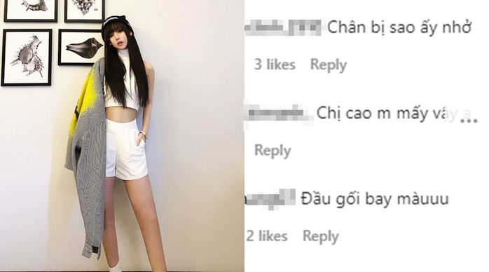 Bạn gái Karik bị soi photoshop ảnh quá tay, mất luôn đầu gối