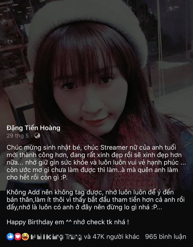 Hậu thông báo chia tay, Ngân Sát Thủ đăng trạng thái buồn về tình yêu