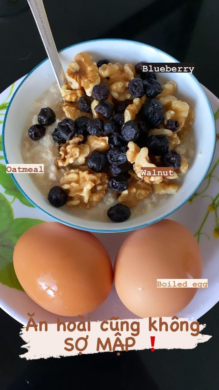 Bữa sáng đủ chất, không lo béo của sao: Hà Tăng, Tóc Tiên mê yến mạch