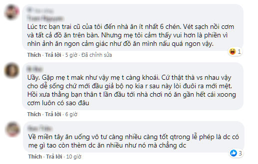 Thanh niên ăn 5 chén, 1/2 con gà ngày ra mắt nhà gái, chị em nói gì?