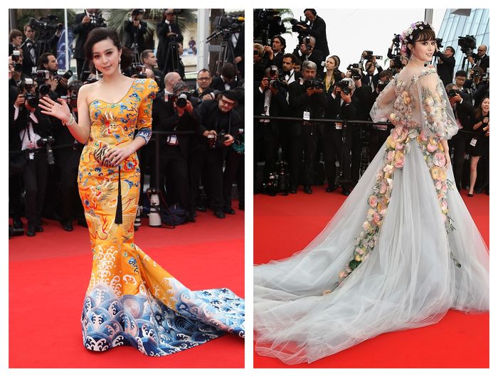 Những nữ hoàng thảm đỏ Cannes: Phạm Băng Băng lộng lẫy như công chúa