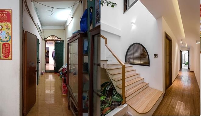Căn nhà cũ kĩ lột xác thành nhà phố hiện đại, nội thất tiện nghi