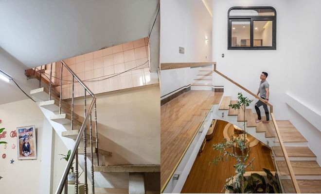 Căn nhà cũ kĩ lột xác thành nhà phố hiện đại, nội thất tiện nghi