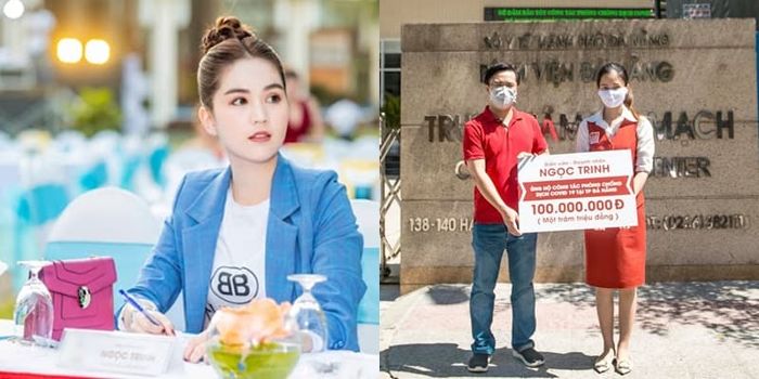 CEO Ngọc Trinh quyên góp 270 triệu đồng giúp Đà Nẵng chống dịch