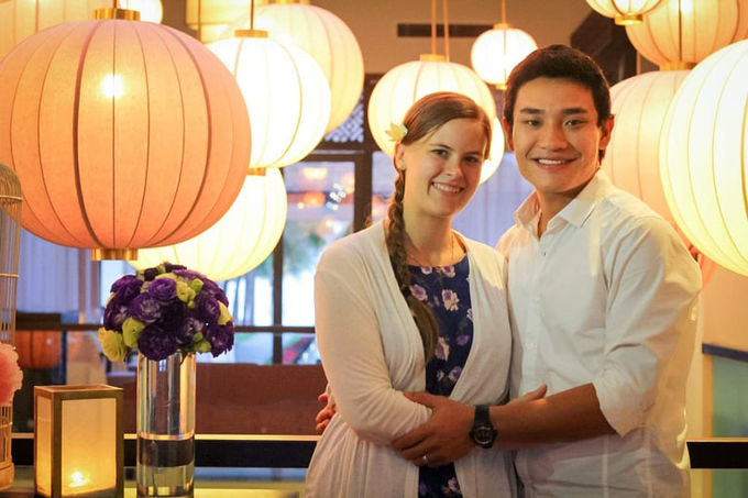 Anh chàng Đà Nẵng lấy vợ Mỹ: Không ngờ vợ mặc áo dài trong ngày cưới