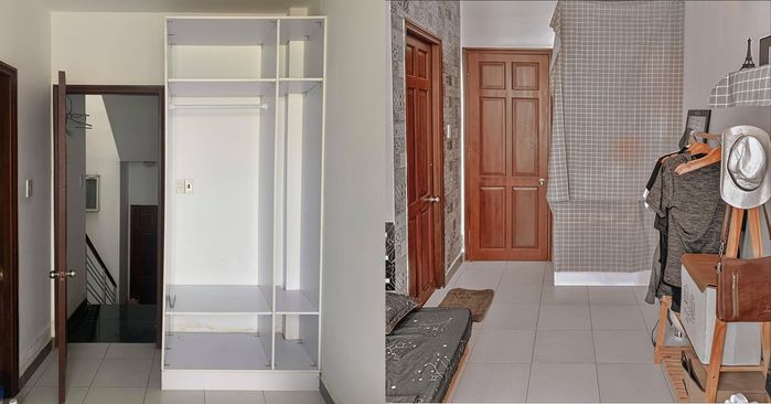 Biến phòng ngủ đơn điệu thành không gian sống mang phong cách Hàn Quốc