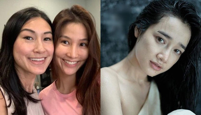Diễm My 9X, Nhã Phương đọ măt mộc cùng đàn chị Kathy Uyên