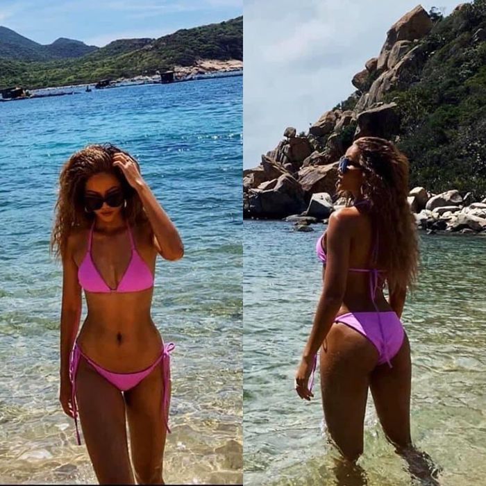 Đường cong của H'Hen Niê sau 2 năm lọt top 5 Miss Universe