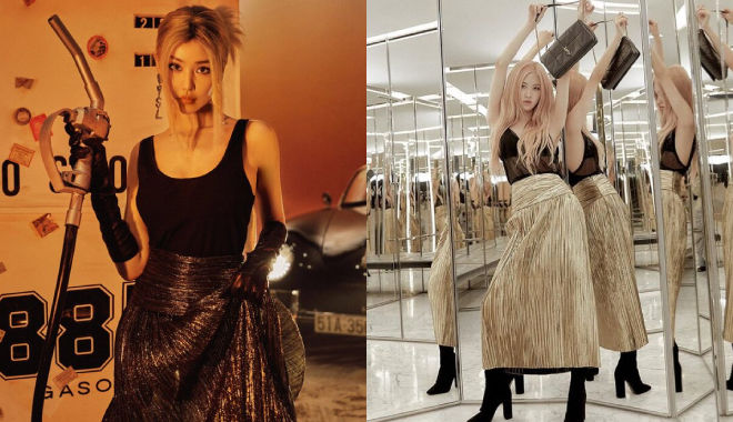 Hết na ná Rosé (BLACKPINK), Min bê nguyên bộ đồ của Lisa lên sân khấu