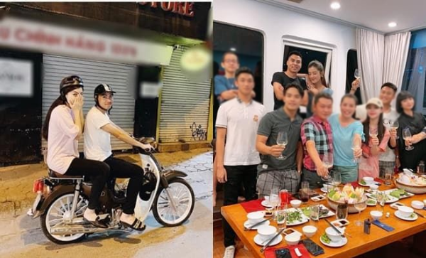 Huyền My tình tứ cùng cầu thủ Đức Huy sau phủ nhận tin đồn tình cảm