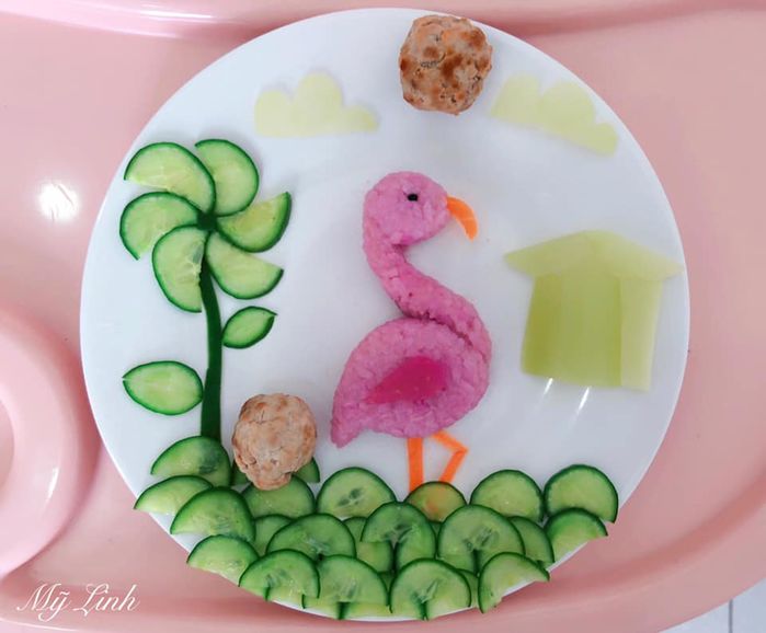 Làm cơm ăn dặm cho bé ngon phần vị, đã phần nhìn người lớn cũng thích
